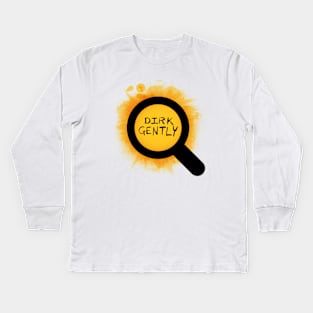 Dirk Gently Kids Long Sleeve T-Shirt